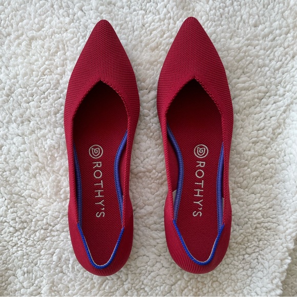 Rothy’s Chili Red Point, size 8 - Picture 3 of 4